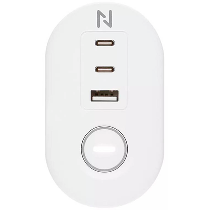 Artikelbild 9 für Neomounts DS22-840BL6 3-fach Tischsteckdose 1,4 m weiß mit USB-Buchse, Artikelnummer 642829