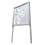 Artikelbild 1 für Showdown® Displays Gestell für Schaukästen silber 12x DIN A4 7,0 x 7,0 x 250,4 cm, 1 St., Artikelnummer 269201