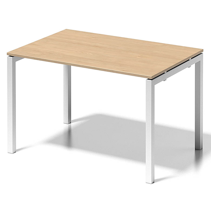 Artikelbild für BISLEY Cito Schreibtisch ahorn, verkehrsweiß rechteckig, 4-Fuß-Gestell weiß 120,0 x 80,0 cm, Artikelnummer 256851