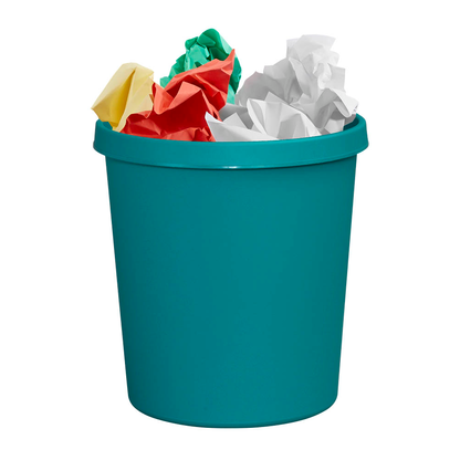 Artikelbild für helit Papierkorb 18,0 l grün, 1 St., Artikelnummer 684043
