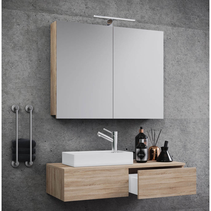 Artikelbild 3 für VCM my bath Badmöbel-Set 3-teilig Gudas 914837 sonoma-eiche 85,0 x 35,0 x 14,0 cm, Artikelnummer 389532