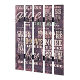 Artikelbild 1 für HAKU Möbel Wandgarderobe 89918 bunt Holz 10 Haken 70,0 x 100,0 cm, Artikelnummer 553121