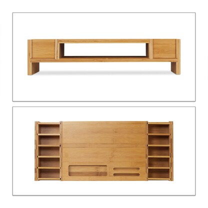 Artikelbild für relaxdays Monitorständer braun, Artikelnummer 644041