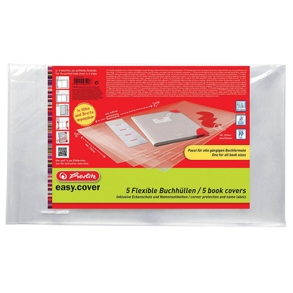 Artikelbild für herlitz Buchumschläge transparent <leer>, 5 St., Artikelnummer 709513