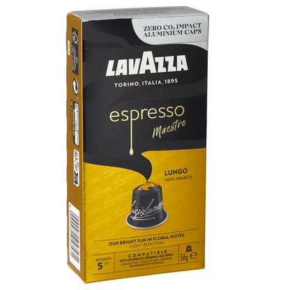 Artikelbild 3 für LAVAZZA Espresso Maestro Lungo Kaffeekapseln, Arabicabohnen kräftig, 10 Stück, Artikelnummer 125466