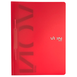 Artikelbild 1 für VON LEITZ Schnellhefter Kunststoff rot DIN A4, 1 St., Artikelnummer 634996