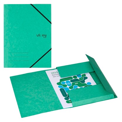 Artikelbild für VON LEITZ Eckspanner DIN A4 grün, 1 St., Artikelnummer 635189