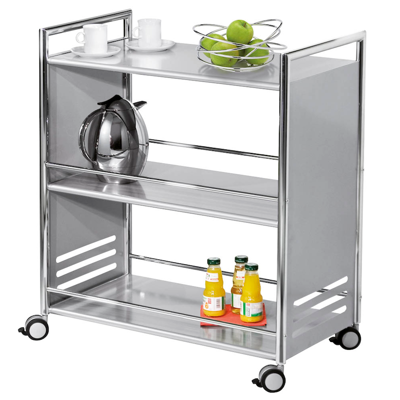 Kerkmann Servierwagen silber 70,0 x 40,0 x 84,0 cm ++ büroplus