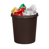 Artikelbild 1 für helit Papierkorb 18,0 l braun, 1 St., Artikelnummer 684159