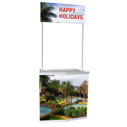 Artikelbild 2 für update displays Messetheke gerade, weiß 90,0 x 51,0 x 91,0 - 220,0 cm, Artikelnummer 646772