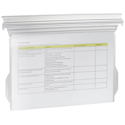 Artikelbild für EICHNER Terminmappe VISIMAP transparent, 1 St., Artikelnummer 753368