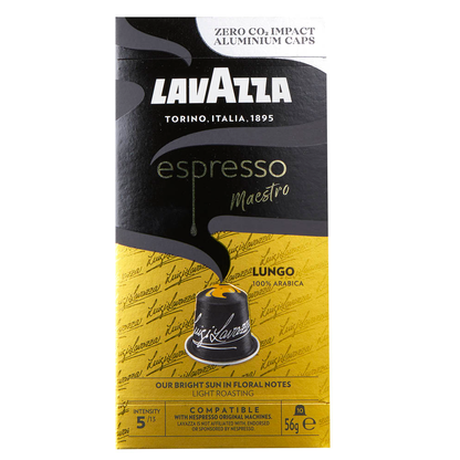 Artikelbild 4 für LAVAZZA Espresso Maestro Lungo Kaffeekapseln, Arabicabohnen kräftig, 10 Stück, Artikelnummer 125466