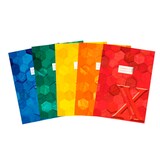 Artikelbild 1 für HERMA Heftumschlag X farbsortiert Papier DIN A4, 5 St., Artikelnummer 537318