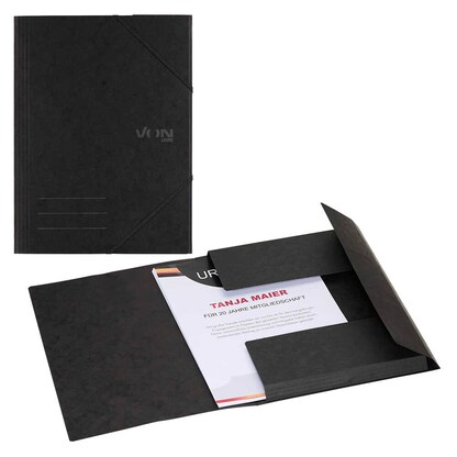 Artikelbild für VON LEITZ Eckspanner DIN A4 schwarz, 1 St., Artikelnummer 635229