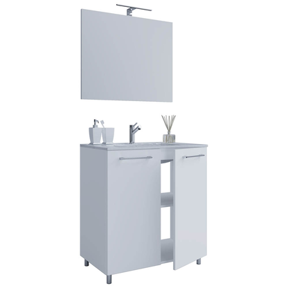 Artikelbild 3 für VCM my bath Badmöbel-Set 3-teilig Gilos 914336 weiß 60,0 x 46,0 x 86,0 cm, Artikelnummer 388791