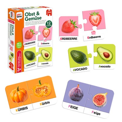 Artikelbild für Jumbo Ich Lerne Obst & Gemüse Lernspiel, 1 St., Artikelnummer 120158