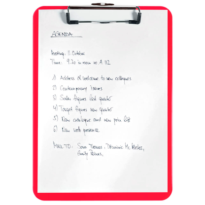 Artikelbild für LEITZ Klemmbrett WOW 3971 DIN A4 rot Kunststoff, 1 St., Artikelnummer 234977