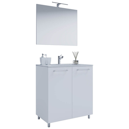 Artikelbild für VCM my bath Badmöbel-Set 3-teilig Gilos 914336 weiß 60,0 x 46,0 x 86,0 cm, Artikelnummer 388791