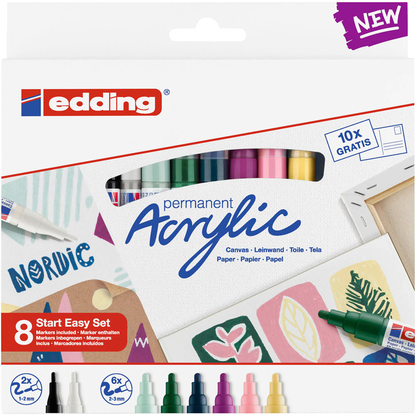 Artikelbild 3 für edding nordic Acrylstifte-Set farbsortiert 1 Set, Artikelnummer 496903