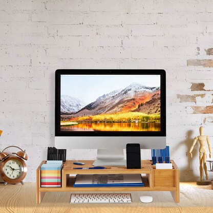 Artikelbild 8 für relaxdays Monitorständer braun, Artikelnummer 644041