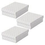 Artikelbild 1 für Esselte Home Aufbewahrungsboxen 8,0 l weiß 26,5 x 36,0 x 10,0 cm, 3 St., Artikelnummer 652283