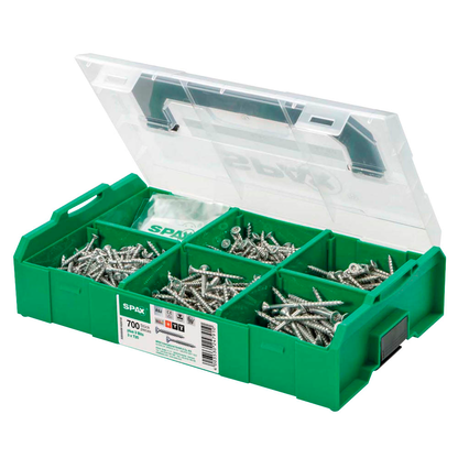 Artikelbild für SPAX® Holzbauschrauben-Sortiment L-BOXX Mini WIROX 5000009162019, Artikelnummer 397842