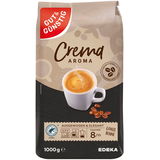 Artikelbild 1 für GUT&GÜNSTIG Crema Aroma Kaffeebohnen, Arabicabohnen kräftig, 1000 g, Artikelnummer 370449