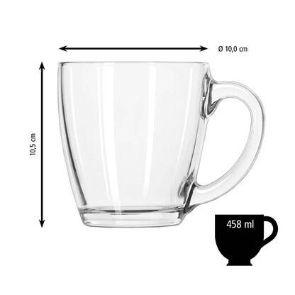 Artikelbild 3 für Libbey® Kaffeegläser Tapered 458,0 ml, 6 St., Artikelnummer 645399