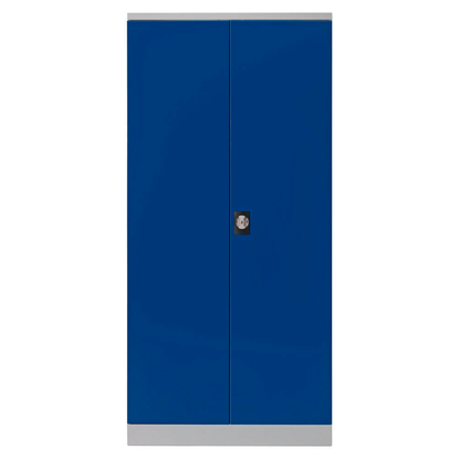 Artikelbild 7 für Gürkan Stahlschrank 108850 lichtgrau, enzianblau 4 Fachböden 92,0 x 42,0 x 195,0 cm, zerlegt, 1 St., Artikelnummer 451435