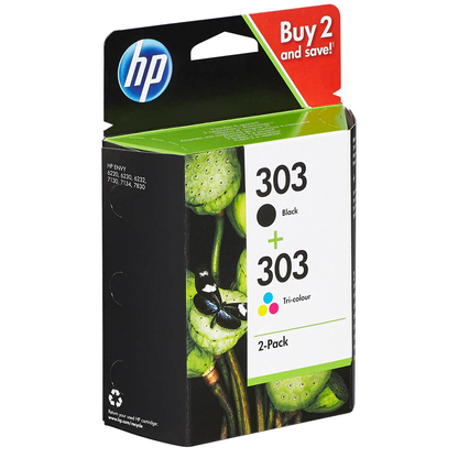 Artikelbild 2 für HP 303(3YM92AE) schwarz, color Druckerpatronen, 2er-Set, Artikelnummer 620620
