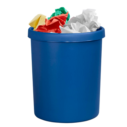 Artikelbild für helit Papierkorb 45,0 l blau, 1 St., Artikelnummer 685305