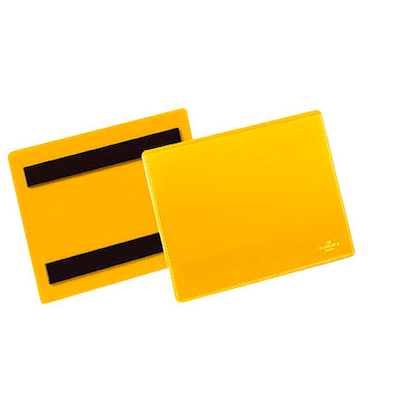 Artikelbild für DURABLE Magnettaschen gelb A6, 50 St., Artikelnummer 974824