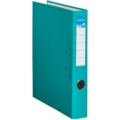 Artikelbild 2 für DONAU Klassik Ordner türkis Karton 5,0 cm DIN A4, 1 St., Artikelnummer 345561