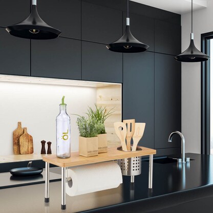 Artikelbild 8 für relaxdays Küchen-Organizer braun, silber 55,0 x 18,0 x 21,0 cm, 1 St., Artikelnummer 472153