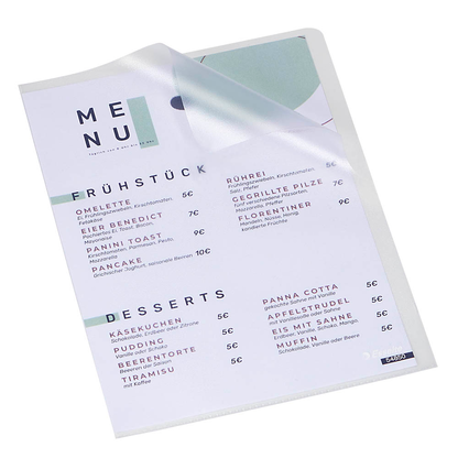 Artikelbild 15 für Esselte Sichthüllen Standard Plus 54850 DIN A5 transparent genarbt 0,12 mm, 100 St., Artikelnummer 654184