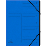 Artikelbild 1 für Exacompta Ordnungsmappe 7 Fächer blau, 1 St., Artikelnummer 286944