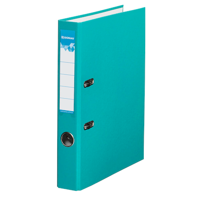 Artikelbild für DONAU Klassik Ordner türkis Karton 5,0 cm DIN A4, 1 St., Artikelnummer 345561