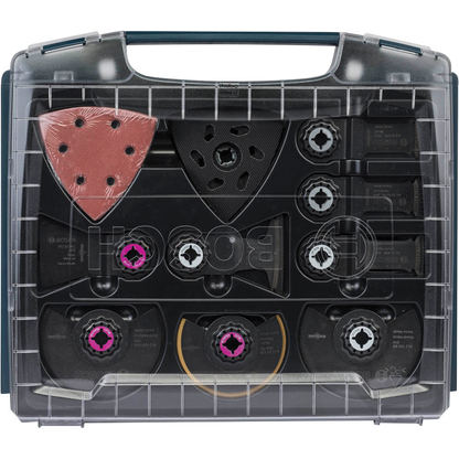 Artikelbild 2 für AKTION: BOSCH i-BOXX Pro-Set Innenausbau Schleif- und Sägeblätter-Set 34-teilig, 1 Set mit Prämie nach Registrierung, Artikelnummer 453652