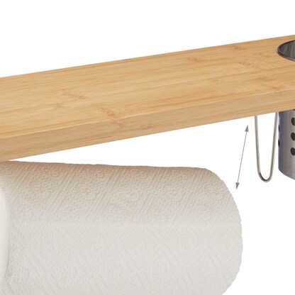 Artikelbild 9 für relaxdays Küchen-Organizer braun, silber 55,0 x 18,0 x 21,0 cm, 1 St., Artikelnummer 472153