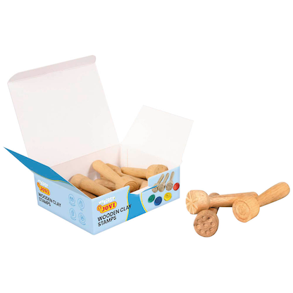 Artikelbild 4 für JOVI MY FIRST PLASTILINA Motivstempel-Set 3 verschiedene Reliefs, 1 St., Artikelnummer 321598