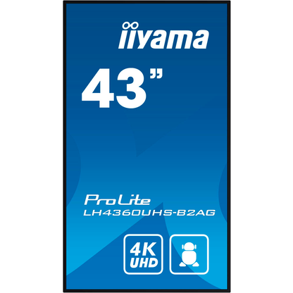 Artikelbild 3 für iiyama ProLite LH4360UHS-B2A UHD-Display, schwarz, 108,0 cm (43,0 Zoll), Artikelnummer 540726