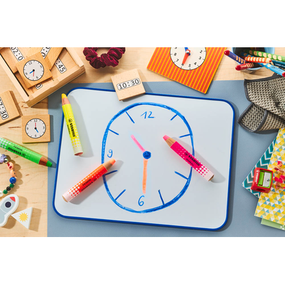 Artikelbild 3 für STABILO MARKdry Neon Whiteboard- und Flipchart-Marker farbsortiert 1,0 - 10,0 mm, 4 St., Artikelnummer 692147