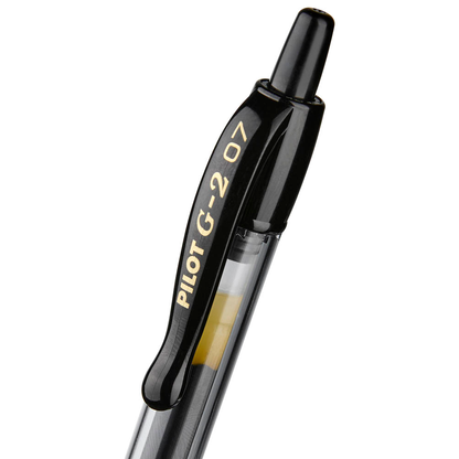 Artikelbild 4 für PILOT G2 Gelschreiber schwarz/transparent 0,4 mm, Schreibfarbe: schwarz, 1 St., Artikelnummer 547422