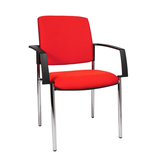 Artikelbild 1 für Topstar Besucherstühle BtoB 10 BB190A G21 rot Stoff, 2 St., Artikelnummer 374280