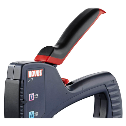Artikelbild 7 für novus Handtacker J-17 schwarz-rot, 1 St., Artikelnummer 359657