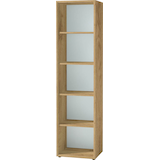 Artikelbild 1 für GERMANIA Aktenregal Monteria navarra-eiche, weiß 50,0 x 37,0 x 196,0 cm, 1 St., Artikelnummer 121477