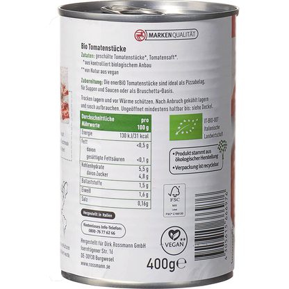 Artikelbild 3 für enerBiO Bio Tomatenstücke 400,0 g, 1 St., Artikelnummer 598894