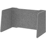 Artikelbild 1 für HAMMERBACHER Akustik-Tischtrennwand, grau 114,0 x 60,5 cm, 1 St., Artikelnummer 743163