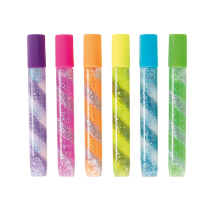 Artikelbild 4 für folia Glitter Glue SPIRAL NEON Klebestifte 10,5 ml, 6 St., Artikelnummer 676342