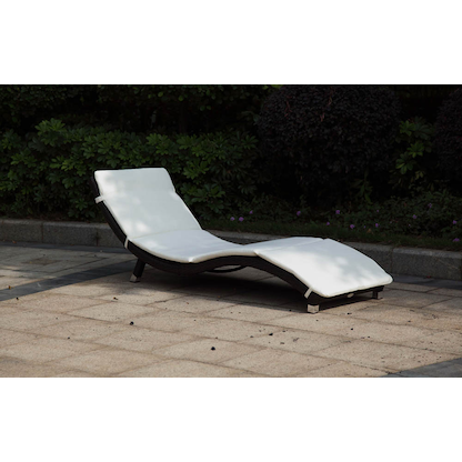 Artikelbild 9 für Garden Pleasure Sonnenliegen CARACAS braun Aluminium 2 St., Artikelnummer 309969